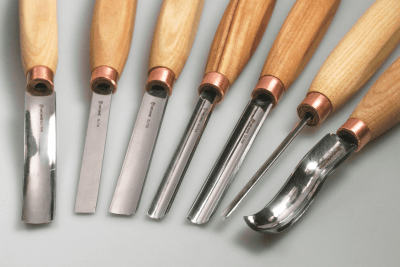 BeaverCraft SC03 Wood Carving Straight Chisel Set