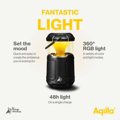 Aqiila Soundbird B10 Dimmable LED Light with Speakers