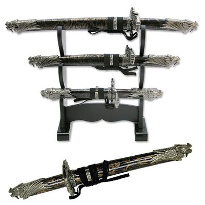 Master Cutlery Samurai Sword Letter Opener Set 3 Piece