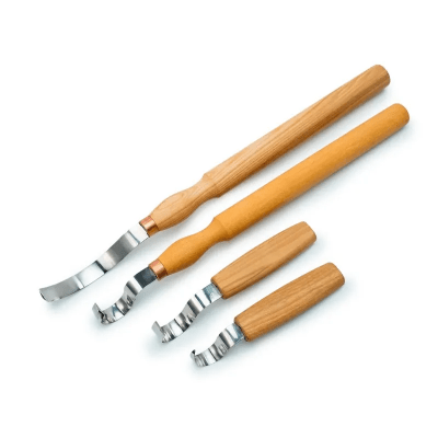 BeaverCraft S11 Hook Knife Set of 4 Tools