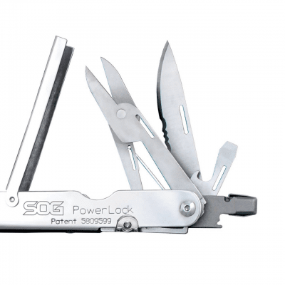 SOG PowerLock med Fodral - Satin