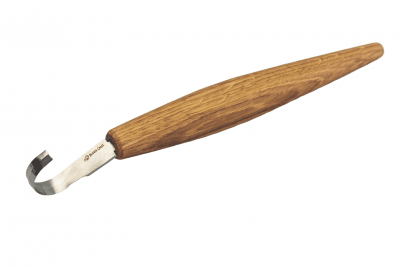 BeaverCraft SK5 Spoon Carving Knife Deep Cut Bevels Oak Handle 85 mm