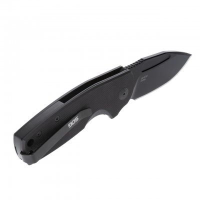 SOG Stout SJ Clip Point - Blackout