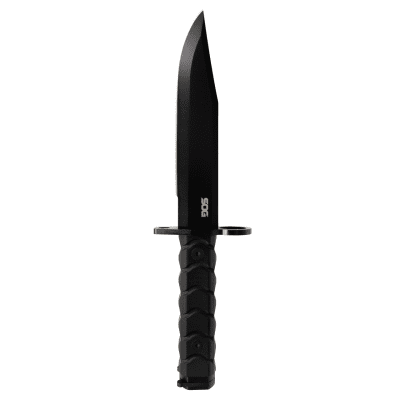 SOG BAR15C Clip Point Bayonet - Black
