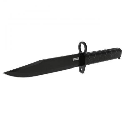 SOG BAR15C Clip Point Bayonet - Black