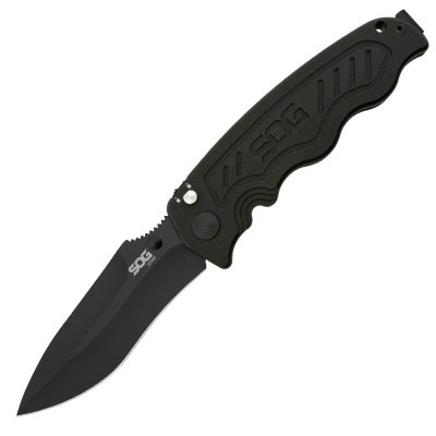 SOG Zoom Straight Edge Black Tini