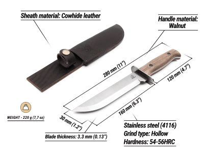 BeaverCraft TLK1 Tactical Knife