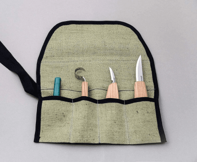 BeaverCraft TR4 Tool Storage Roll for 4 Tools