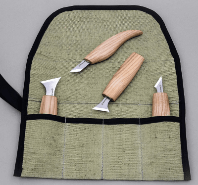 BeaverCraft TR4 Tool Storage Roll for 4 Tools