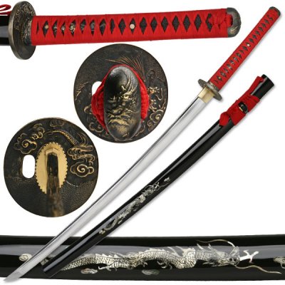 Ten Ryu Hand Forged Samurai Sword with Cleaning Kit