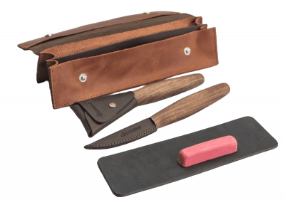 BeaverCraft S01X Spoon Carving Tool Set - Brown