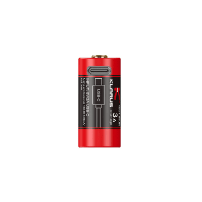Klarus 16GT-85UR 16340 850mAh USB-C Battery